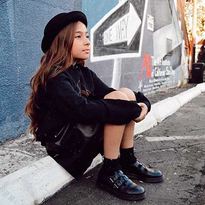 Black 1460 Patent Boots